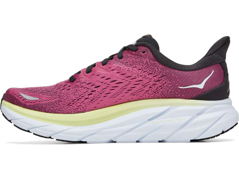 HOKA CLIFTON 8 WOMEN'S RUNNING SHOES - Blue Graphite/Ibis Rose